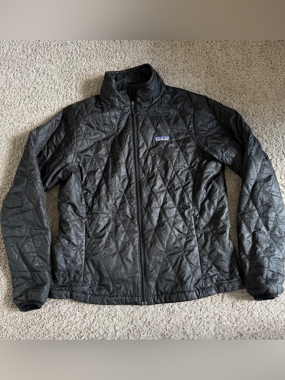 Patagonia Nano Puff Diamond Quilted Primaloft Full Zip Jacket